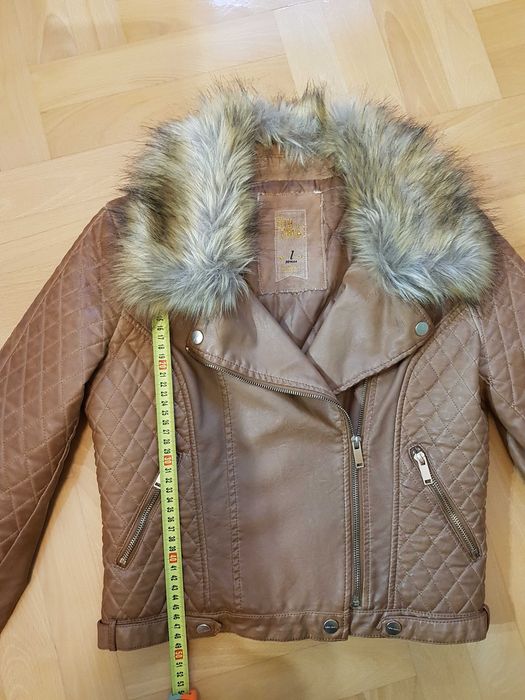 Ramoneska damska Bershka kurtka skórzana 38M