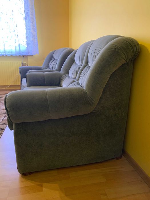 Zestaw mebli tapicerowanych: 3 rozkładana, 2 , 1