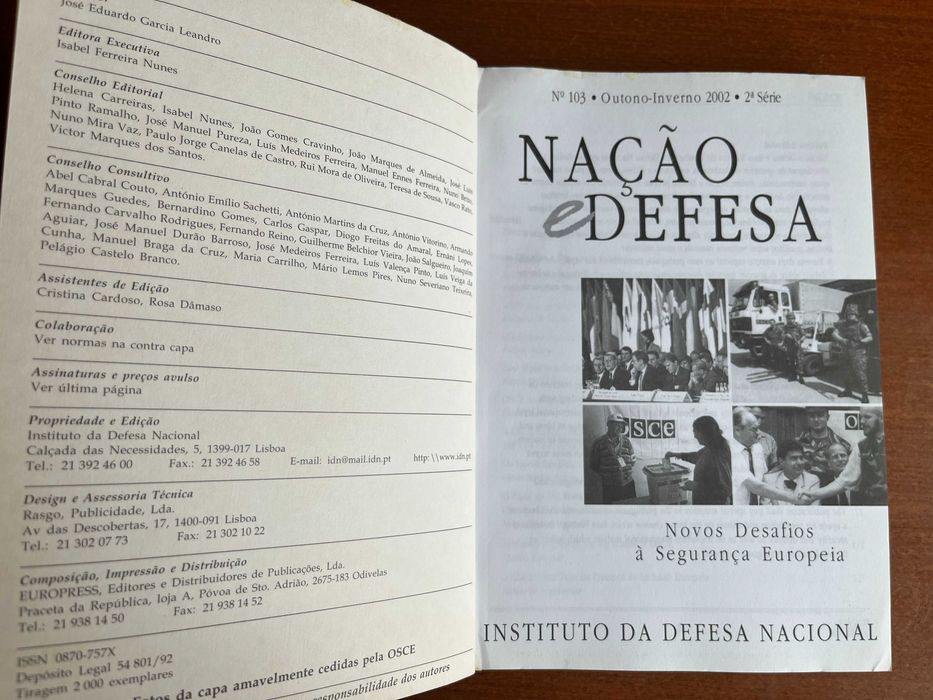 Nação e Defesa nº103 - Novos Desafios à Segurança Europeia