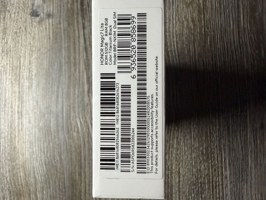 HONOR  Magic7 Lite 8/512гб