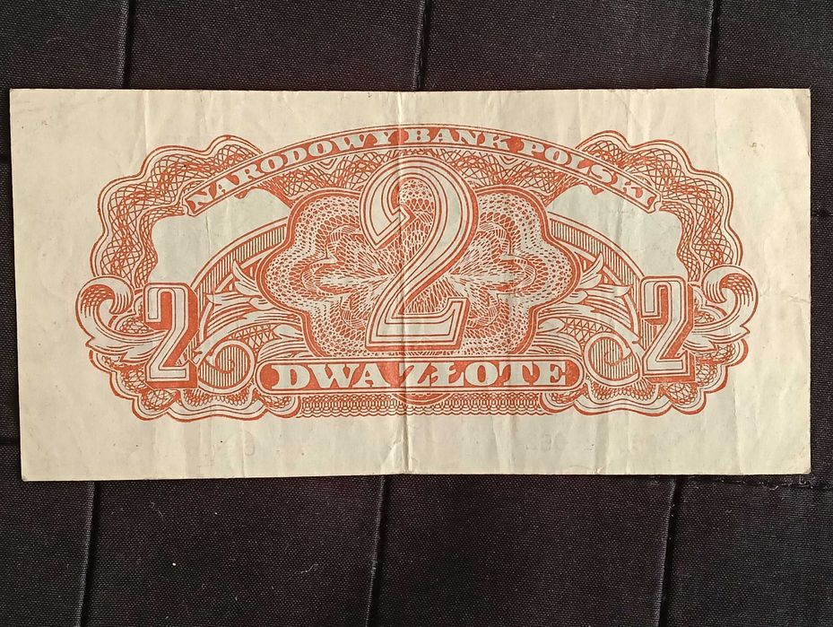 2 złote 1944, banknot, Polska, seria Ac, obowiązkowym
