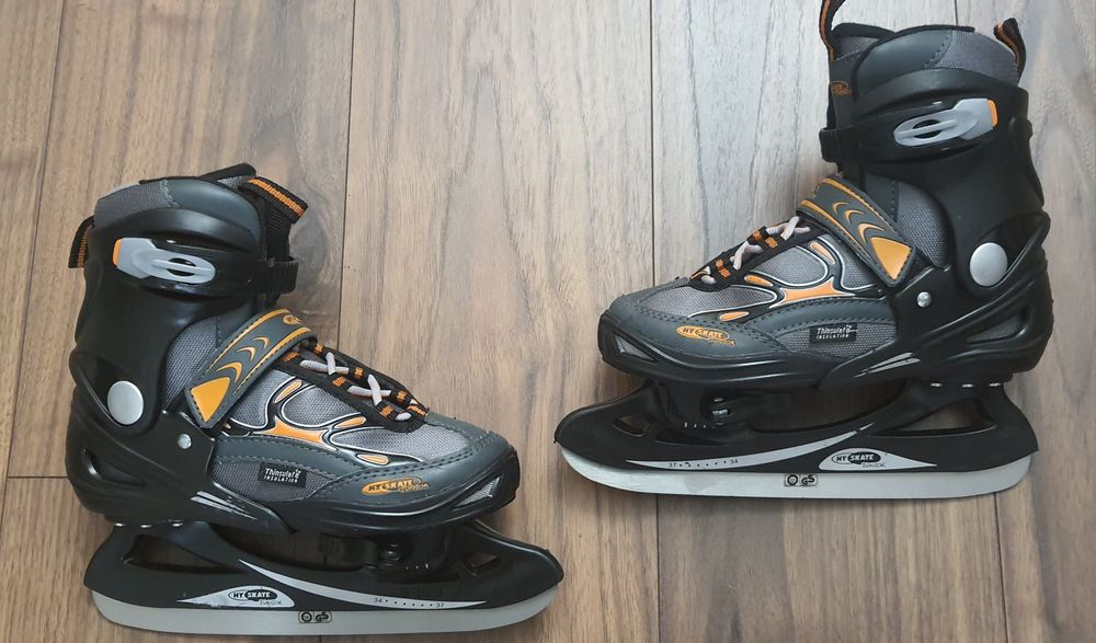 Łyżwy hokejowe regulowane od 34 do 37