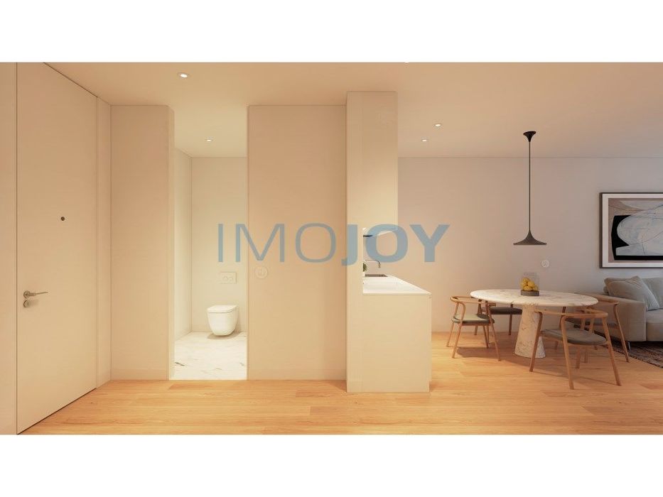 Apartamento T0 em Construção no Porto