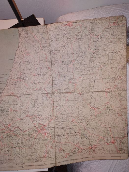 Mapa: Carta topográfica de Portugal, folha 34-A,Sintra, Colares, Mafra