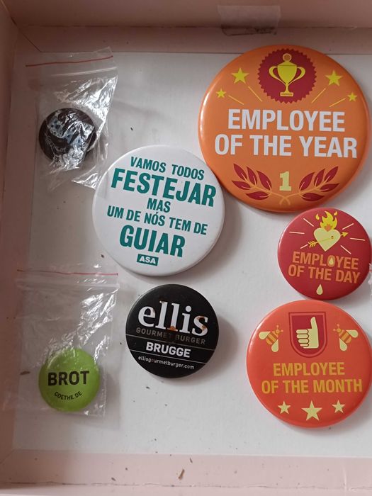 8 Pins ou Alfinetes de Peito