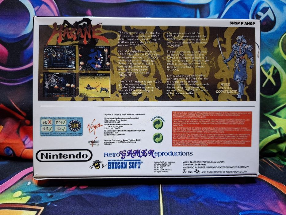 Hagane Super Nintendo Snes