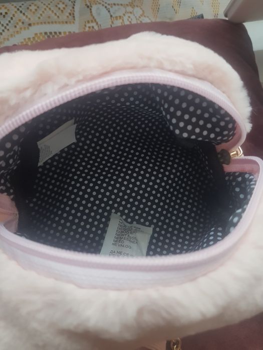 Piekna różowa torebeczka dla dziewczynki z oczami, h&m