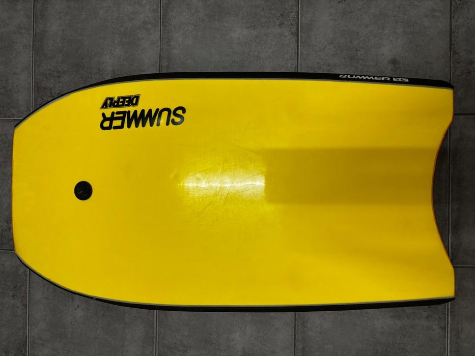 Prancha de bodyboard laranja Deeply