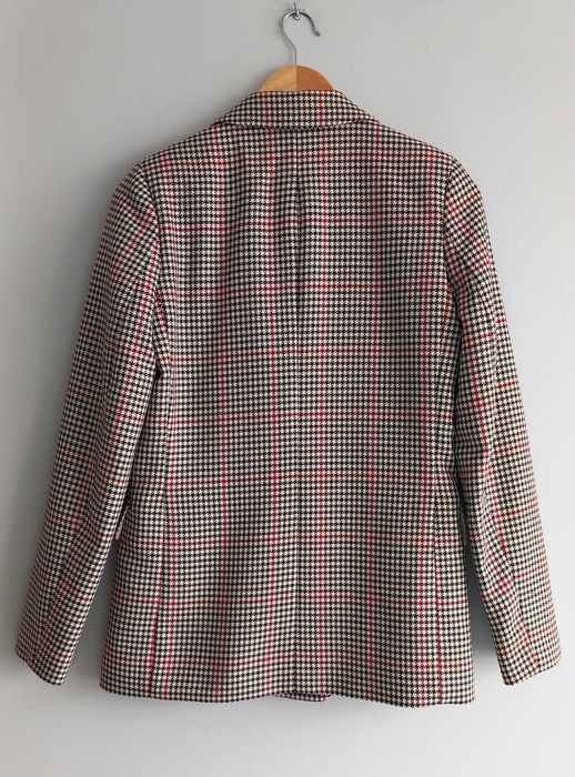 H&M damska marynarka w kratę kratkę z wiskozą