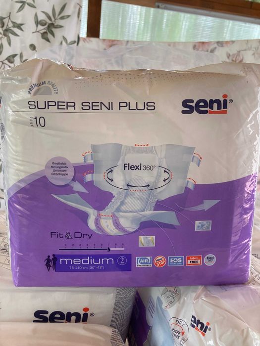 pieluchomajtki SUPER seni plus rozm. M - 20szt