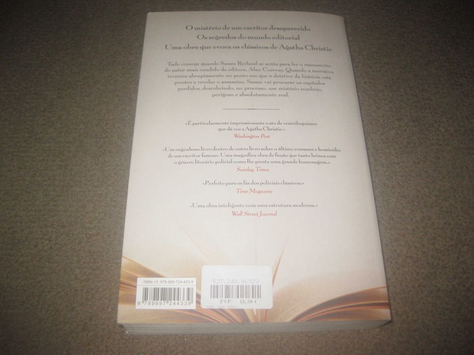 Livro "Crime, Disse o Livro" de Anthony Horowitz