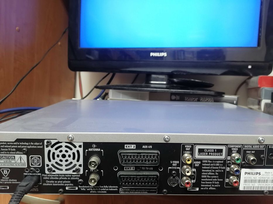 Nagrywarka PHILIPS HDRW 720 DVD Recorder/HDD 80GB Pilot