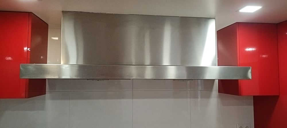 exaustor em inox duplo
