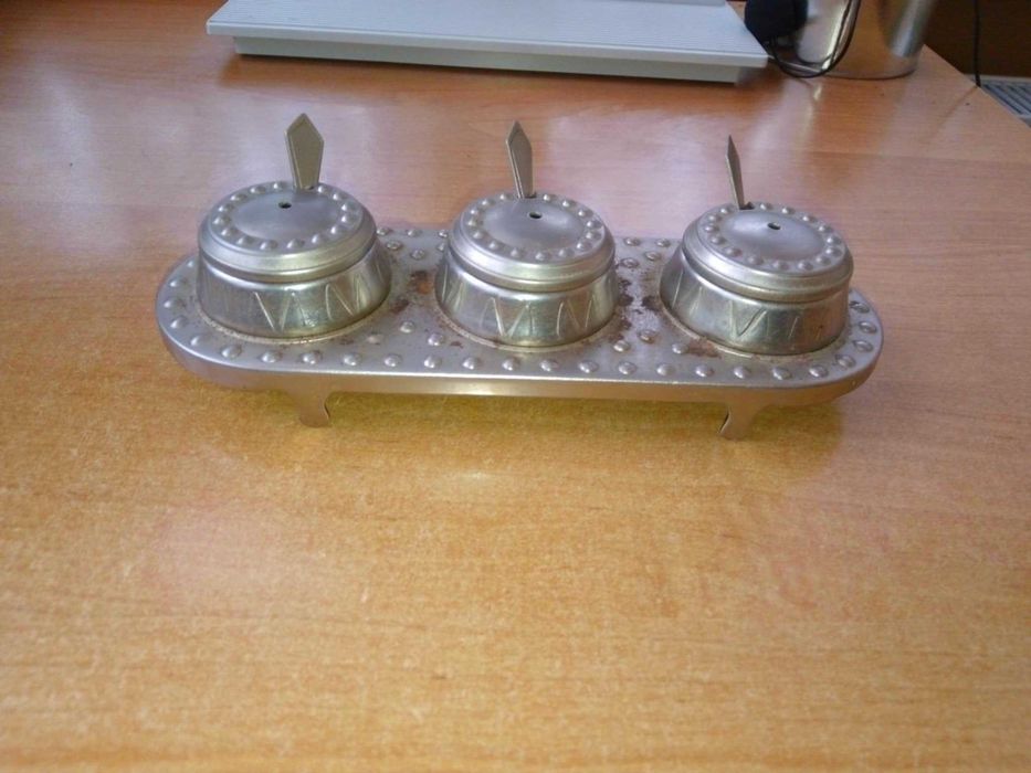 Kabaret przybornik na przyprawy sól pieprz zestaw do przypraw PRL