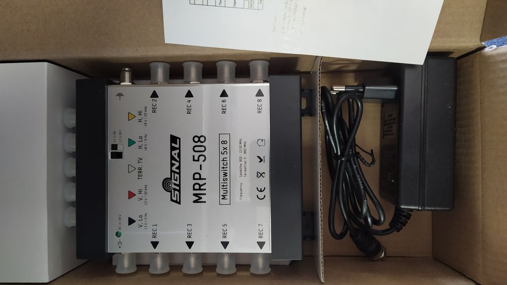 Multiswitch 5x8 8wyjsc DVB-T sat Signal televes