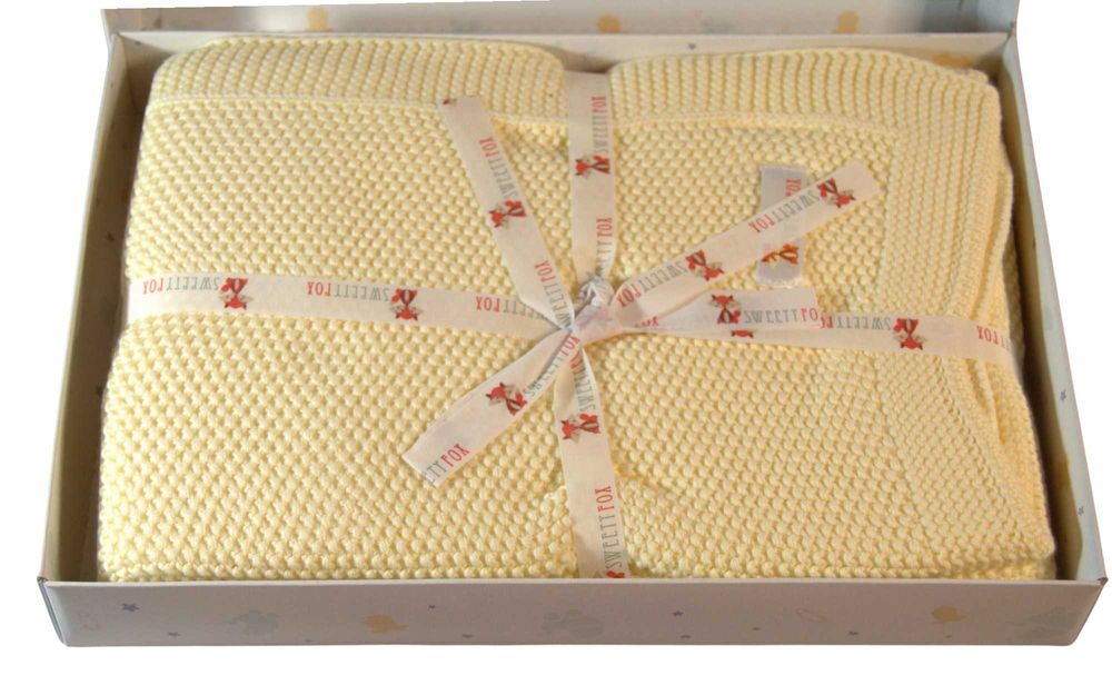 Kocyk Niemowlęcy 80×100 cm 100% Bawełna Organiczna GOTS Kremowy