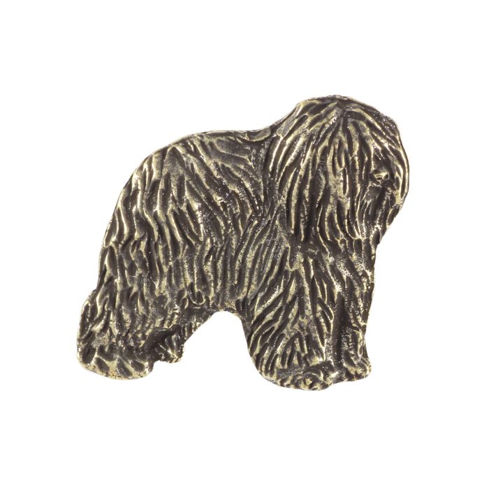 Polski owczarek nizinny pin posrebrzony Art-Dog