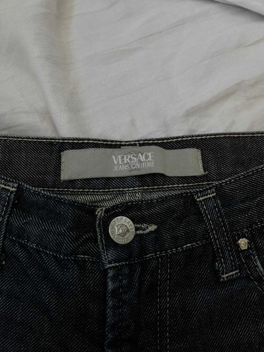 італійські вінтажні скіні джинси versace XS