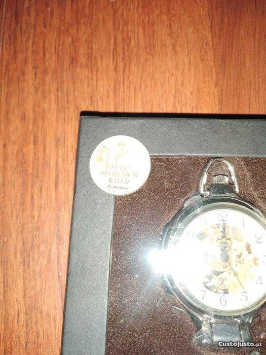 relógio pocket mechanical watch