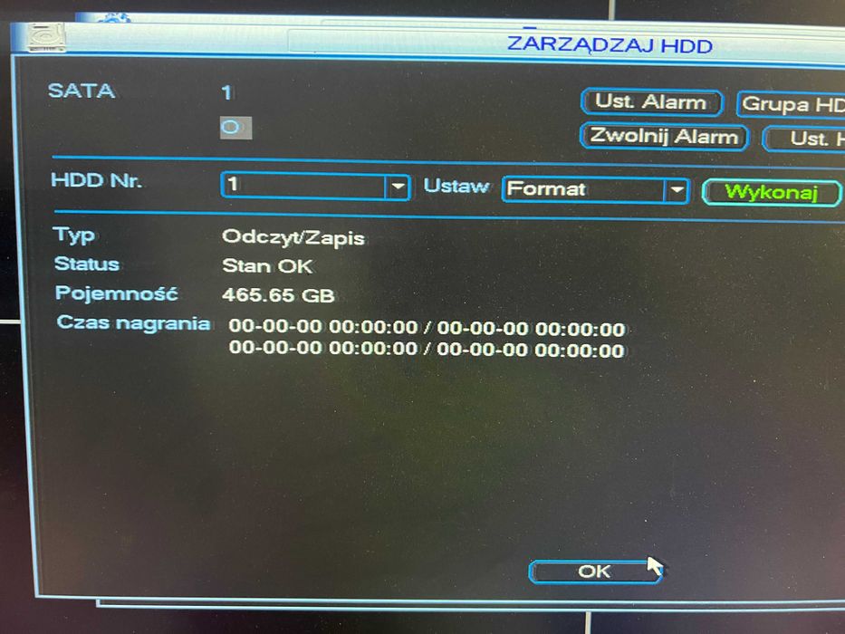 Rejestrator BCS-DVR0401MES z dyskiem 500 GB