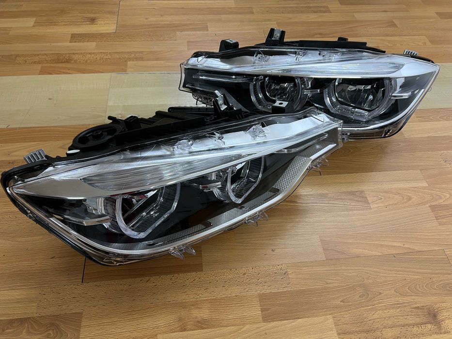 лед фари на бмв ф30 ЗАМЕНА ГАЛОГЕНА LED bmw f30 f31 Оптика фары Фара