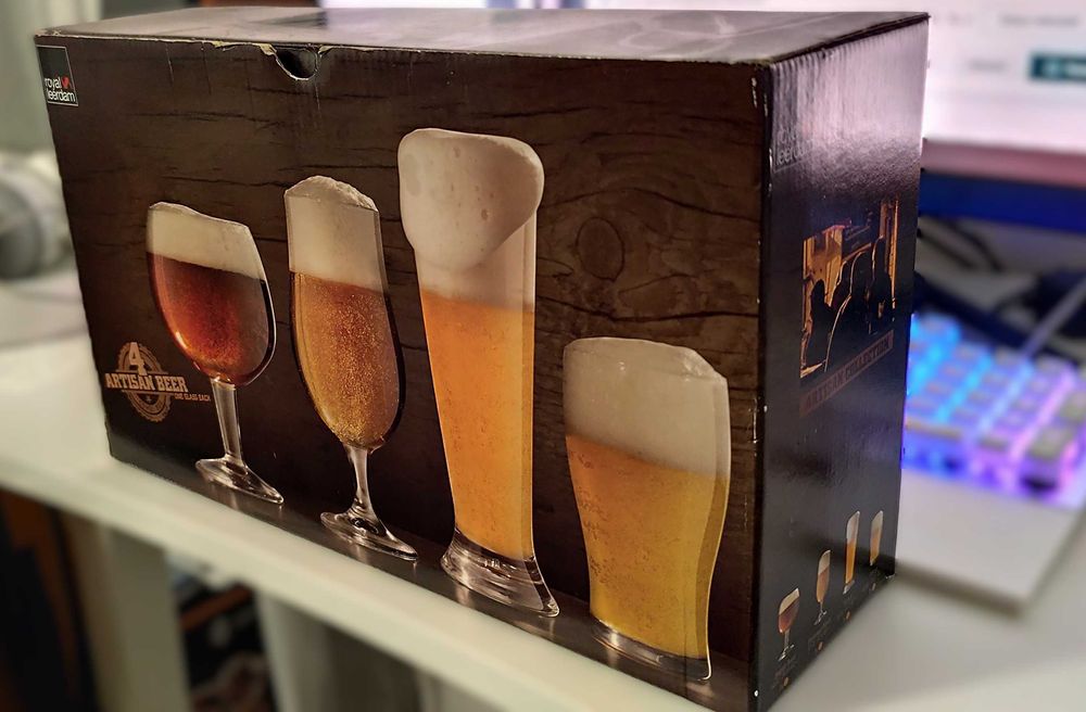 Zestaw szkła do degustacji piwa