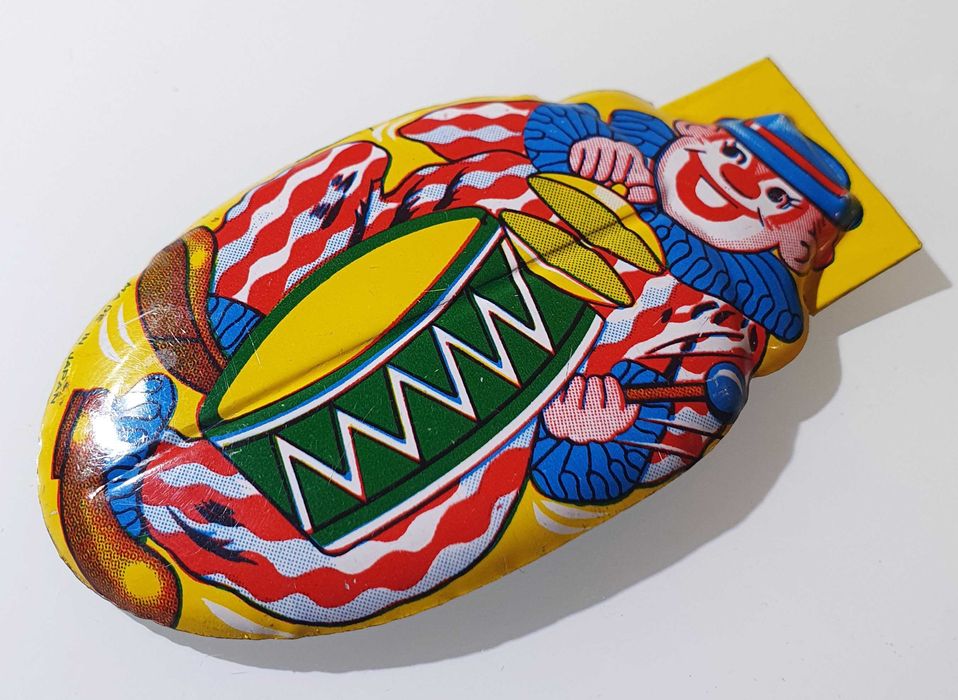Antigo ~ "CLICK-CLACK em CHAPA LITOGRAFADA" ~ Anos 50 ~ JAPAN ~ #5