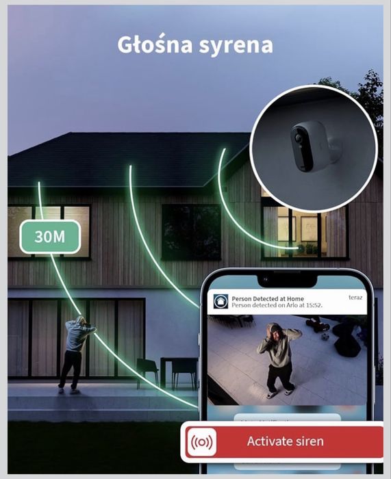 Arlo Essential 2 HD XL zewnętrzna kamera bezpieczeństwa