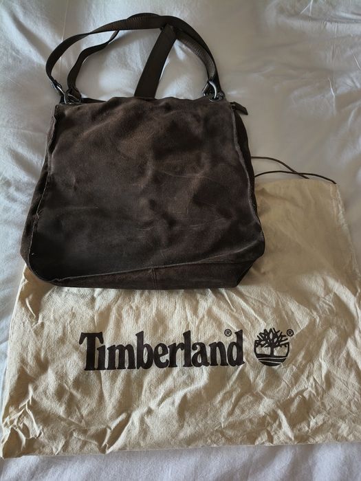 Mala Timberland em pele