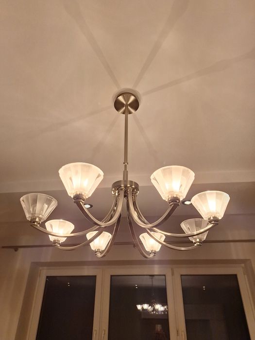 Żyrandol glamour Italux piękny