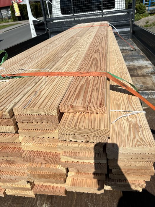 Deska Tarasowa Modrzew 28/145mm Najtaniej! Z dostawą