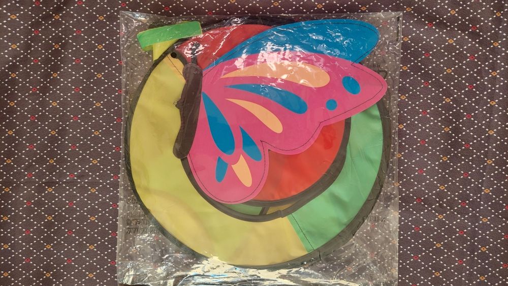 Вітряк садовий декоративний садова прикраса метелик