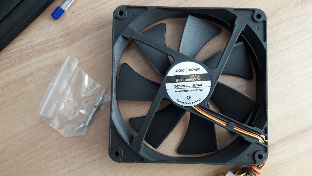 Вентилятор для корпуса logicpower 80 - 140 мм