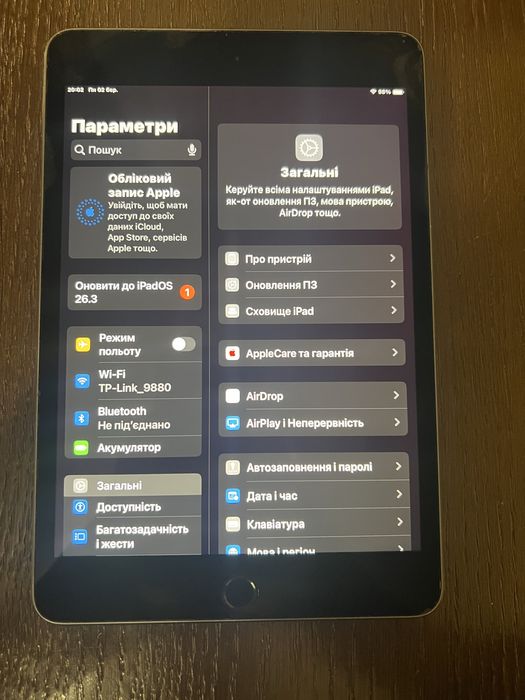 Ipad mini 5 робочий