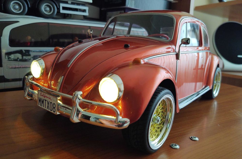 TAMIYA MF01 X VW Beetle 1:10 RTR 4WD Pełne Oświetlenie.Unikatowy Model
