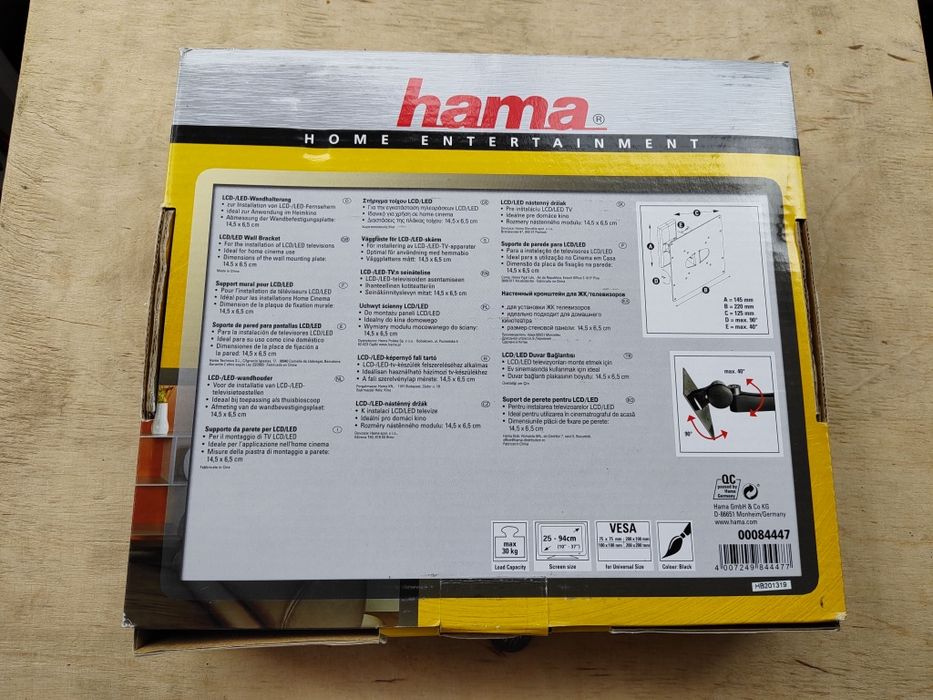 Uchwyt do telewizora Hama