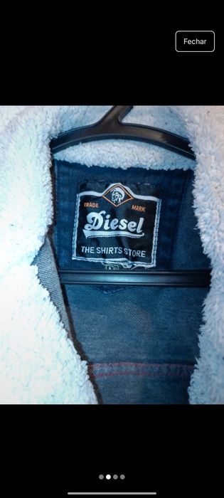 casaco de ganga da diesel