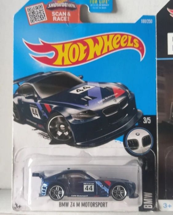 Conj 2 hot wheels bmw z4 m motorsport