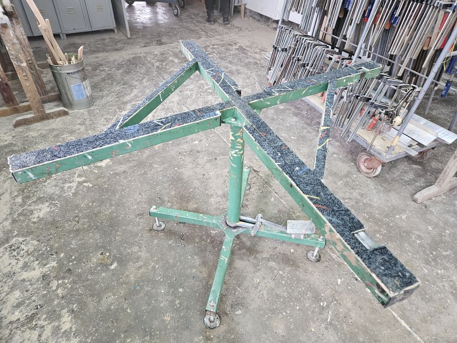 Stół stolarski obotowy do składania okien podnoszony 165x165 260x260