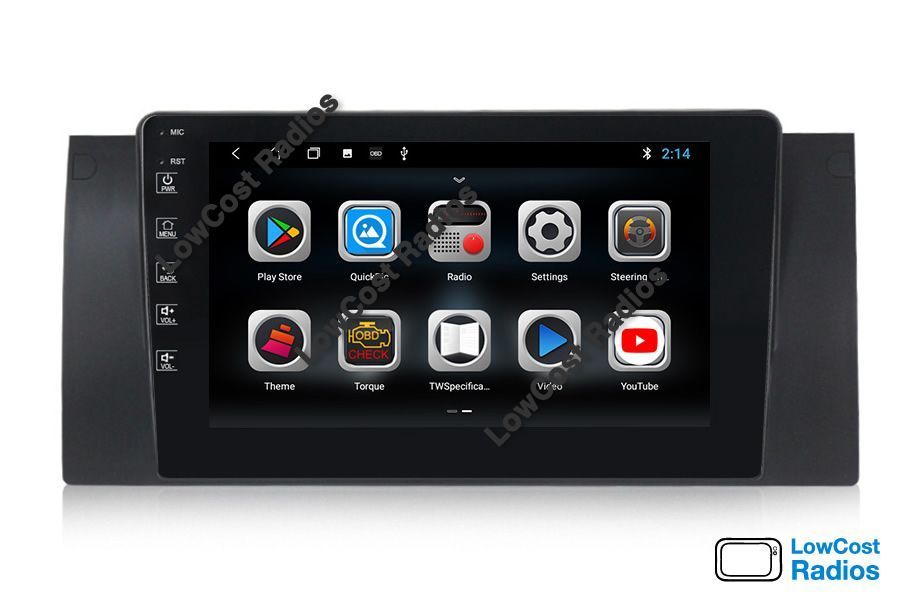 (NOVO) Rádio GPS ANDROID 15 BMW X5 (E53/E39/M5) - ESPECIAL para X5