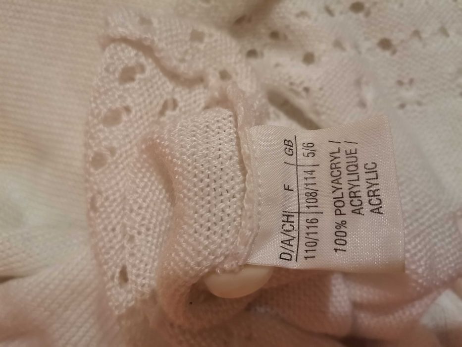 Swetr rozpinany dziewczęcy