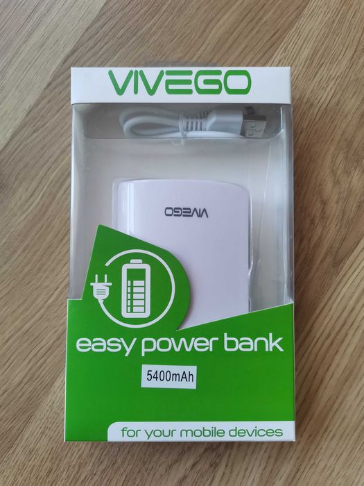 Power bank, 5400 mAh, Vivego