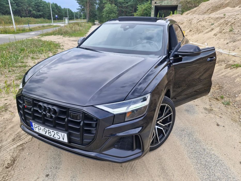 Audi Q8 Audi Q8/Quattro/S-Line/Black Optic/Drewno/22 cale-nowe opony.