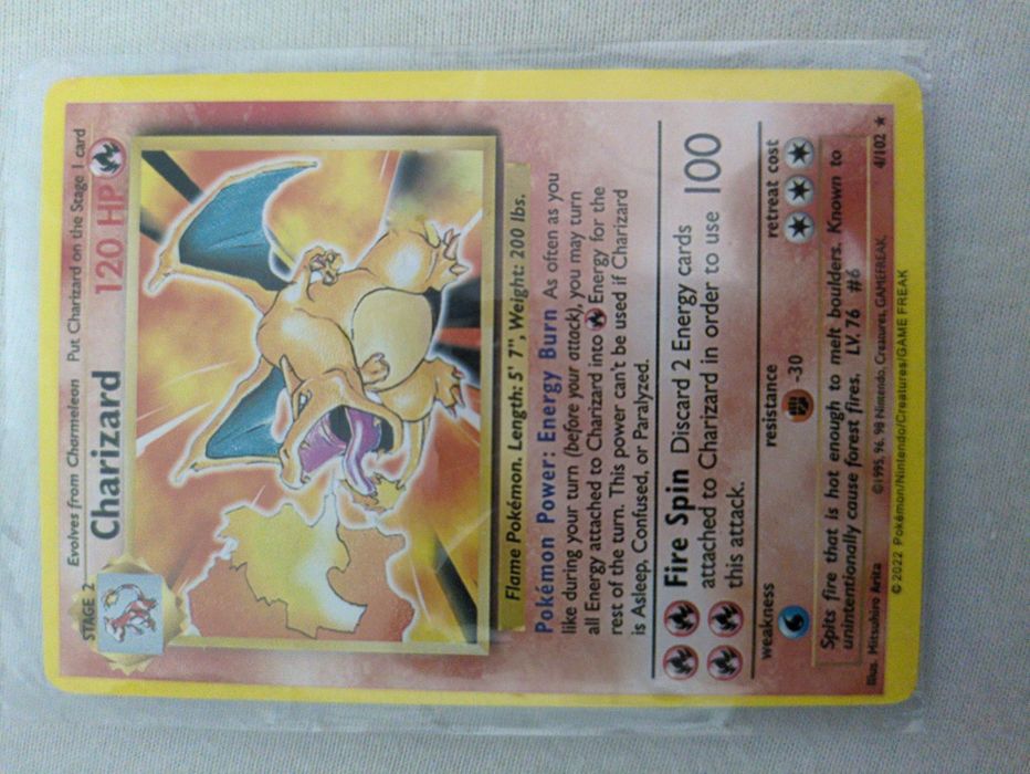Carta de Pokémon - Charizard