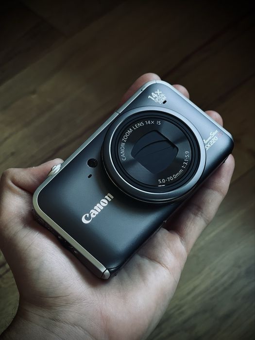 Canon PowerShot SX220 HS ПОВНИЙ КОМПЛЕКТ Цифровий Вінтажний Фотоапарат Мильниця Y2K