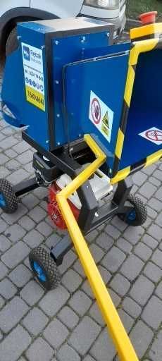 NAJWĘKSZY rozdrabniacz spalinowy 15KM 6N rębak rebak niebieski walcowy