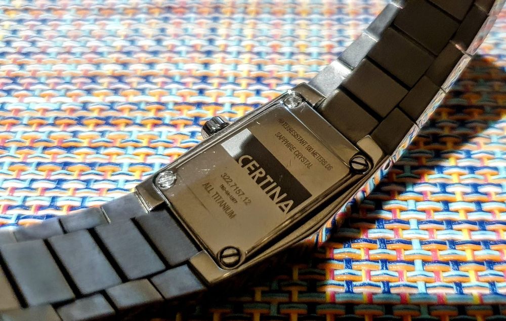 zegarek damski CERTINA Titanium 7157 bransoleta
