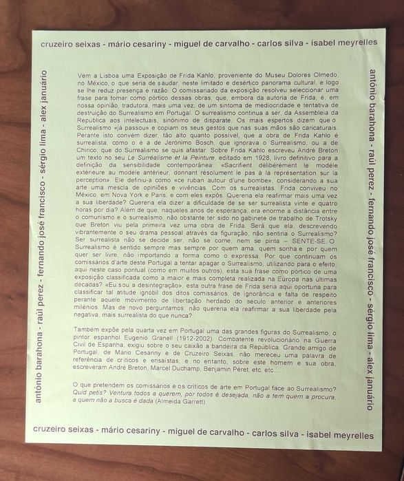 Manifestos + Plaquetes + Catálogos + Folhas Volantes ( 1 )