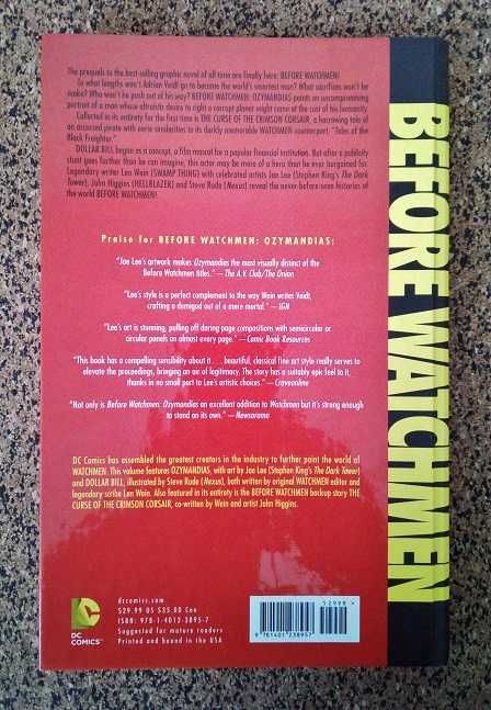 BD - Before Watchmen: Ozymandias / Crimson Corsair