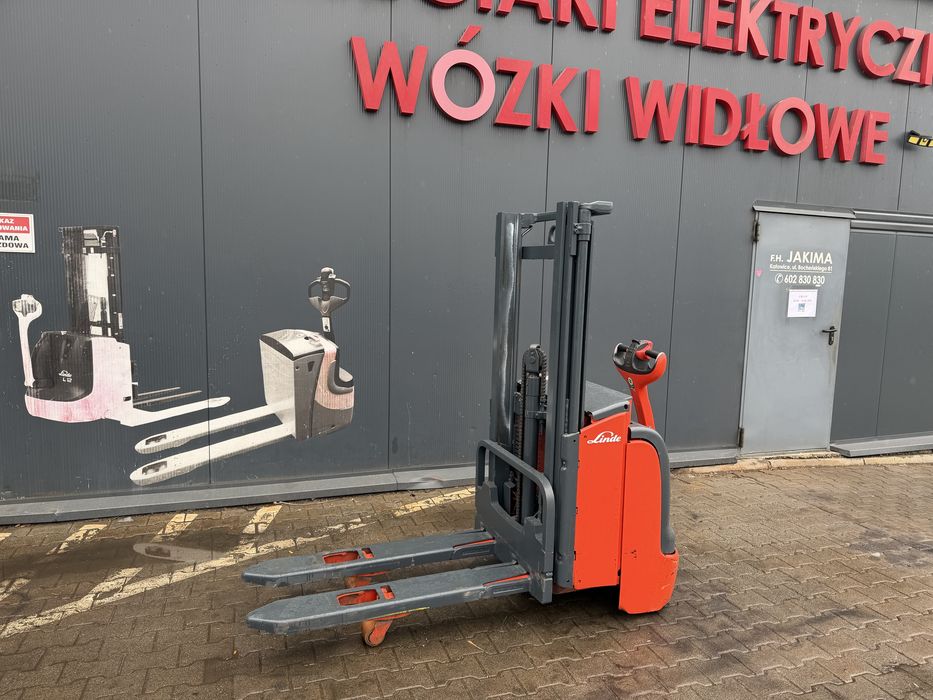 Paleciak elektryczny Linde UDT 1400 kg 240 cm wózek Linde L 14 widlak